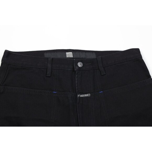 Deadstock Vtg 90s Marithe Francois Girbaud Mens 32 Script Spell Out Denim Shorts - Picture 2 of 13